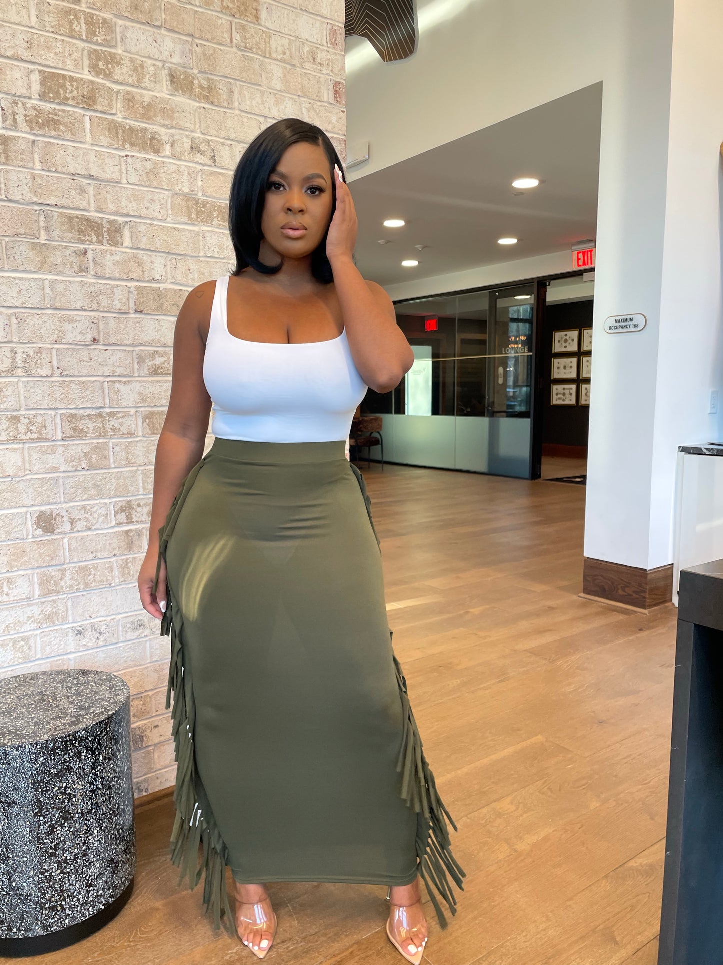 "Olive You" Skirt