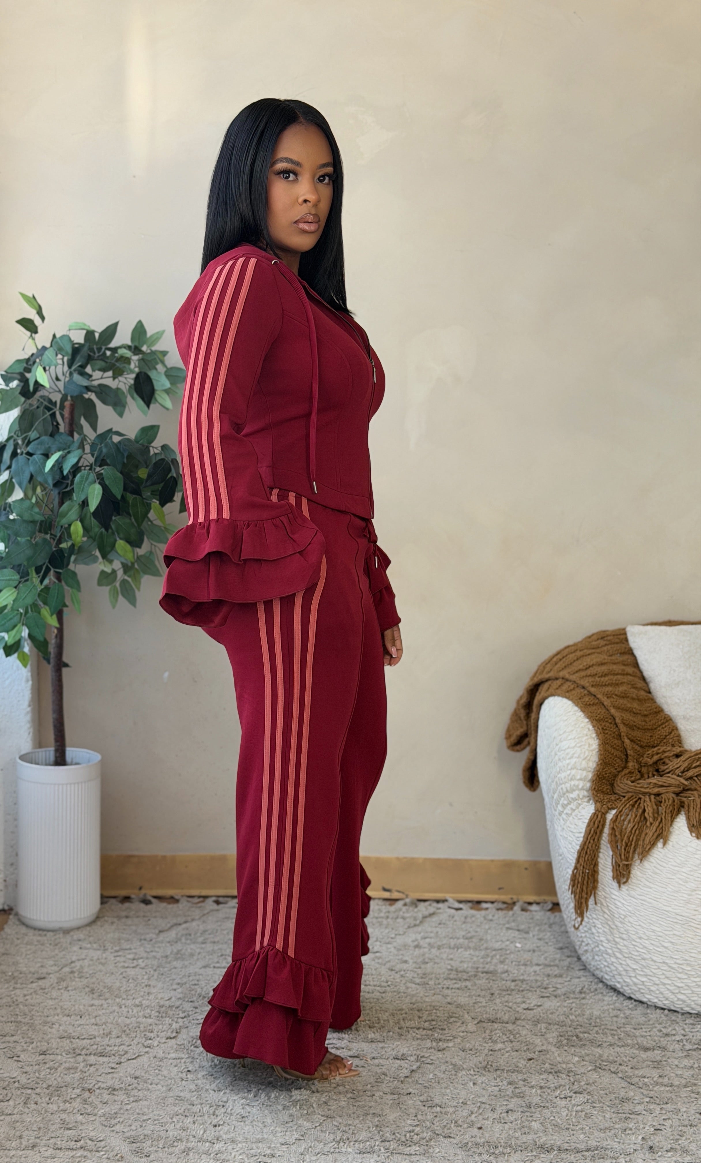Sol Ruffle Tracksuit