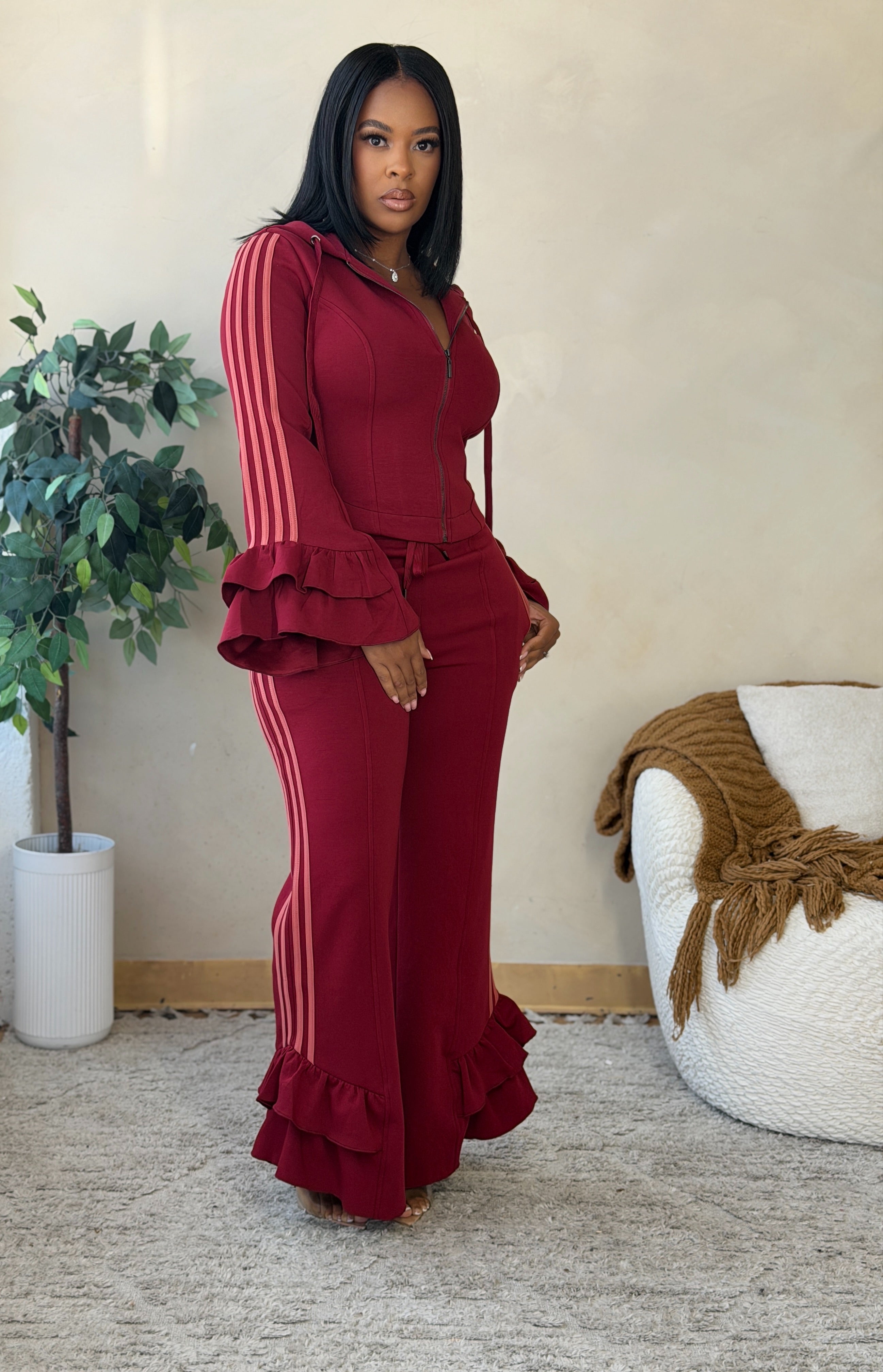 Sol Ruffle Tracksuit