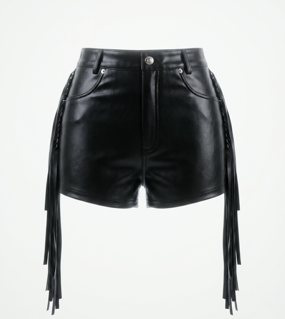 Center Stage Fringe Shorts