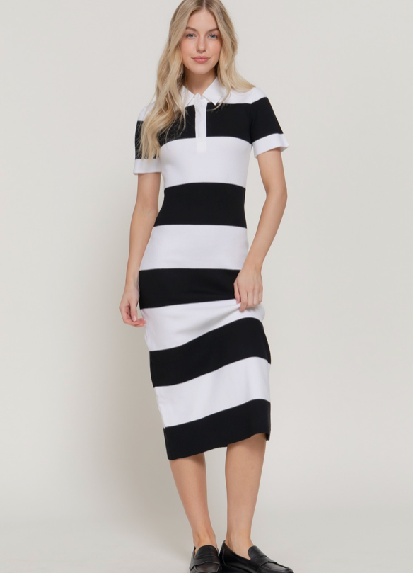 Dess Stripped Dress